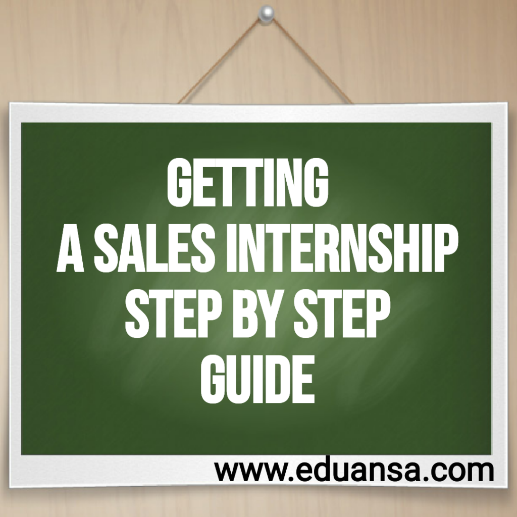 sales internship