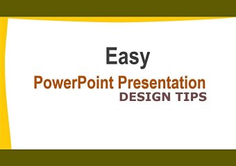 How to Make a PowerPoint Presentation