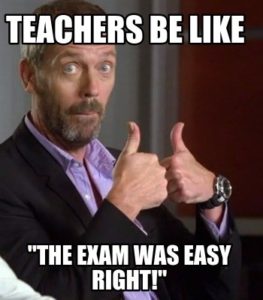 Exams meme